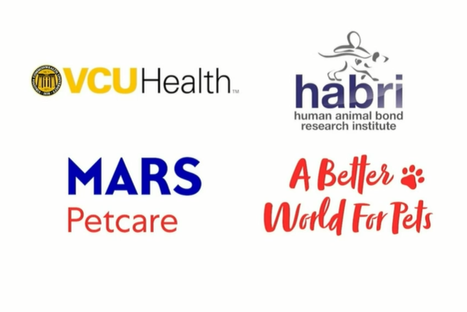 Research Screenshot for Loneliness Study Announcement featuring the logos of VCU Health, HABRI Human Animal Bond Research Institute, MARS Petcare, and A Better World for Pets
